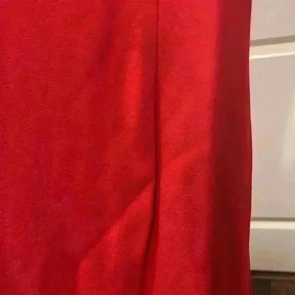 Gunne Sax Jessica McClintock Floor Length Red Dress Sz11/12 - Picture 4 of 9